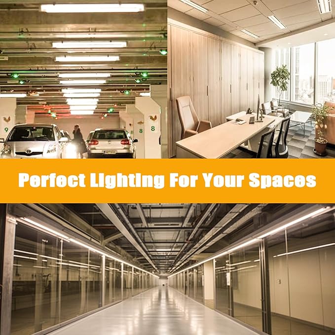 amgolibi F32T8/830 T8 32 Watt Fluorescent Tube 48 Inch 3000K Warm White, 4 Foot Fluorescent Light Bulb, 2950 Lumen, F32T8/TL935/ALTO, G13 Medium Bi-Pin Base, 25 Pack