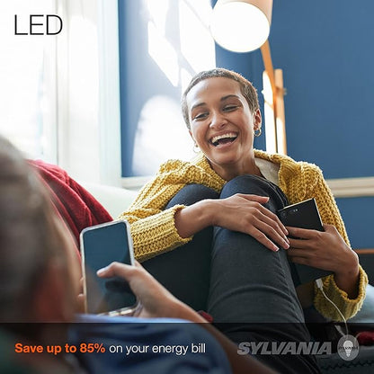 Sylvania ECO LED Light Bulb, A19, 100W Equivalent, Efficient 14.5W, 7 Year, 1450 Lumens, Frosted, 5000K, Daylight - 6 Pack (40884)