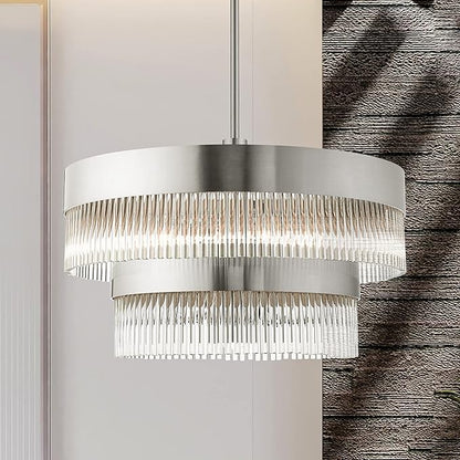 Livex Lighting 49825-33 6 Light Soft Gold Chandelier