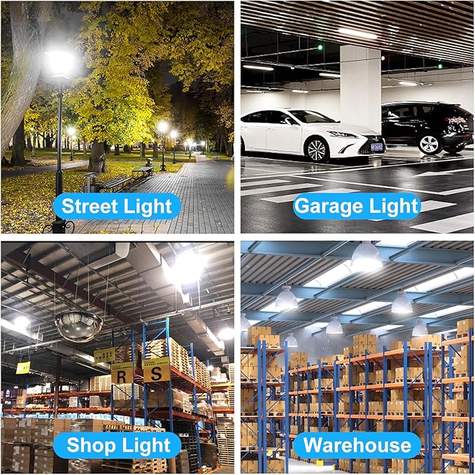 2 Pack 400W Equivalent LED Corn Light Bulb 6000 Lumen Led Corn Bulb 50W Super Bright 5000K Daylight White E26/E27 Base LED Light Bulb for Home Garage Lighting Garage Backyard Office Household