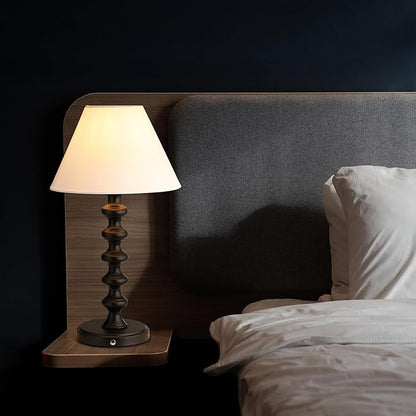 O'Bright Ember Rechargeable Table Lamp (Antique Brass_Baluster)