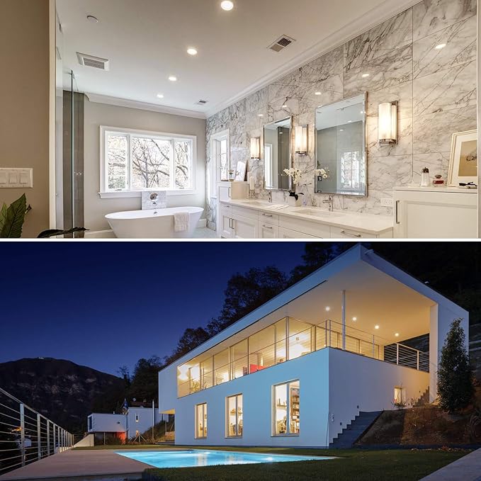 LUXRITE 6 Pack PAR38 LED Outdoor Flood Light Bulbs, 120W Equivalent, 1250 Lumens, 3000K Soft White, 15W Dimmable, Indoor Outdoor Spotlight Bulb, Wet Rated, E26 Standard Base, UL Listed