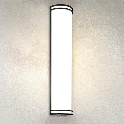 ASD 36 Inch LED Outdoor & Indoor Wall Mount Light Fixture - Matte Black Modern Wall Sconce Lighting - 30W 120-277V 3000K 4000K 5000K Adjustable Dimmable Front Door & Patio Exterior Lights - ETL