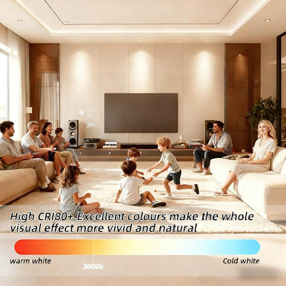 MR16 LED Bulb 50W Halogen Equivalent,2700K Warm White,5W MR16 GU5.3 12-36V AC&DC Spotlight Bulb,38° Beam Angle for Landscape,NO-Dimmable,24pack.