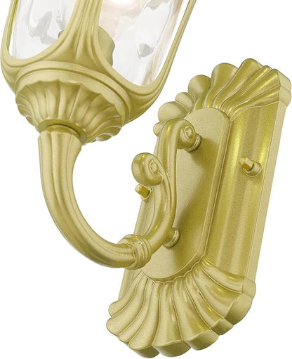 Livex Lighting 7850-13 Oxford 1 Light Outdoor Wall Lantern, White, 7.25 x 15.5 x 8.75