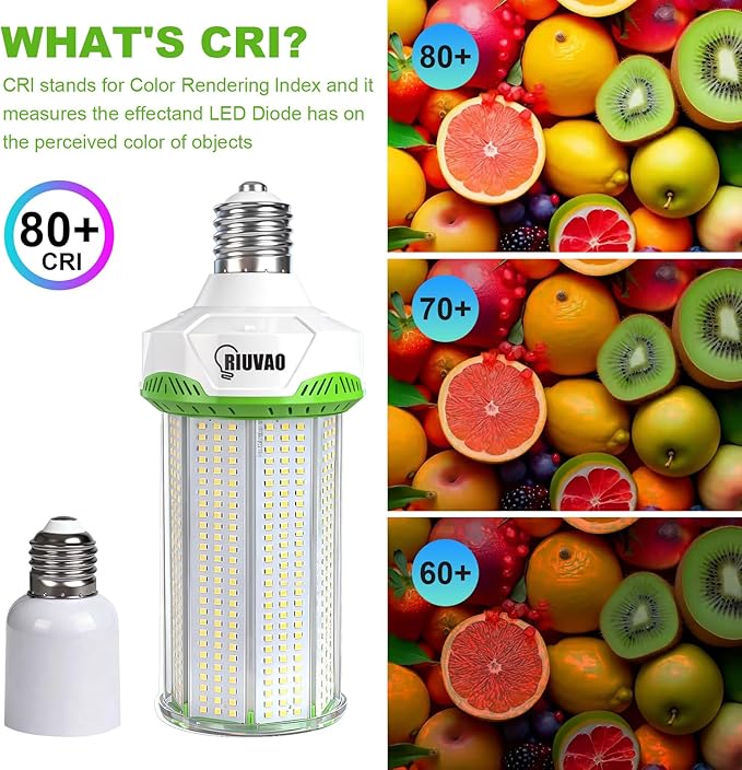 2-Pack 150W LED Corn Light Bulbs,5000K 22500lm,E26/E39 Base,1500W Equivalent LED Corn Light Bulbs for Commercial Industrial Lighting Warehouse High Bay Light Fixture Garage Workshop