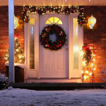 Globe Outdoor Wall Lights Fixtures, Anti Rust White Sphere Porch Wall Light,Aluminum Waterproof Outside spherical hardwired Lights for House Patio Porch Backyard Garage Front Door No Sensor,Large