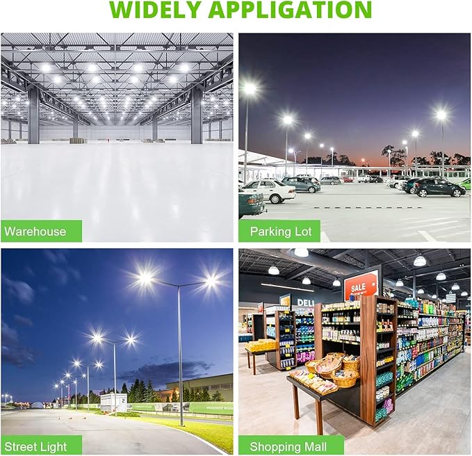 2 Pack LED Corn Bulb 150W,E39 Mogul Base,23700Lm 5000K Corn Light Bulb Replacement Metal Halide HID CFL for Commercial Industrial Lighting Warehouse High Bay Light Fixture Garage Workshop