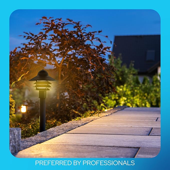 KASTLITE Nautical Walkway Outdoor Lamp Post Light Fixture - Rust & Waterproof Non-Metallic Coastal Lantern - Fits 3" Poles - UL Listed Driveway & Boat Dock Lighting Fixture - USA Made, Matte Black