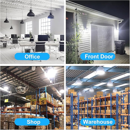 2 Pack 200W Equivalent Led Corn Light Bulb, 3600 Lumen 6000K Daylight 30W LED Corn Lamp, E26/E27 Medium Base for Indoor Garage Factory Warehouse Backyard 85V-265V