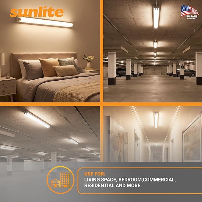 Sunlite F32T8/SP835 T8 Linear Fluorescent Lamp, 32 Watts, 3050 Lumens, 3500K Neutral White, Medium G13 Bi Pin Base, High Performance Straight Tube, 30 Pack