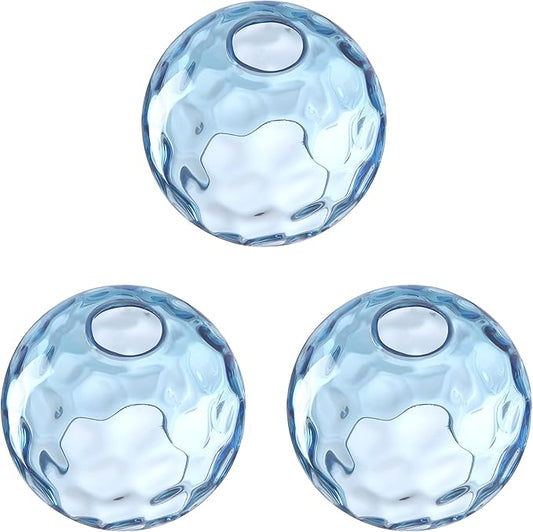 6.3 Inch Replacement Texture Blue Glass Lamp Shade Light Fixture for 3 Pack Replacement Wall Sconce Pendant Light Ceiling Light Chandelier Shade,Factory Outlet