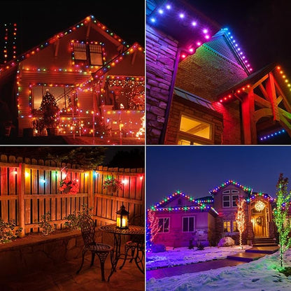 S14 Colored LED String Light Bulbs, 1 Watt Plastic Shatterproof LED Replacement Bulbs for Indoor Outdoor Patio String Light, E26 Medium Base, Multi-Color: Red/Green/Blue/Orange