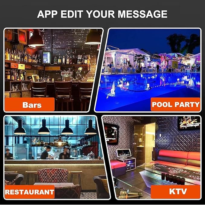LED Handheld Bottle Service Display Sign,LED Letter Bottle Presenter,Bottle Service Lights Sign with 4 Set Letters & 1 Set Number,Nightclub LED Bottle Presenter for Home Decor, Birthday Parties,(VIP)
