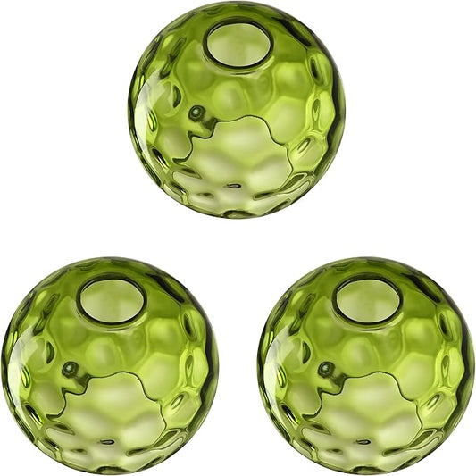 6.3 Inch Replacement Hammer Dark Green Glass Lamp Shade Light Fixture for 3 Pack Replacement Wall Sconce Pendant Light Ceiling Light Chandelier Shade,Factory Outlet