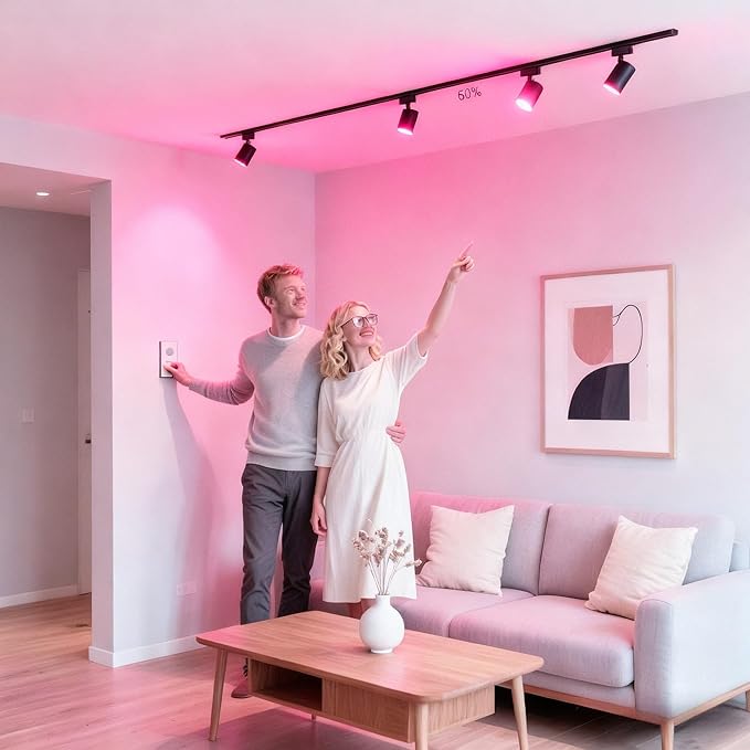 MR16 LED Bulb 50W Halogen Equivalent, (Dimmable MR16 LED Bulb Pink 6-Pack)