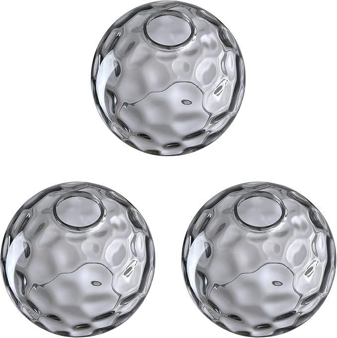 Doraimi Lighting 6.3 Inch Replacement Gray Glass Lamp Shade Light Fixture for 3 Pack Replacement Wall Sconce Pendant Light Ceiling Light Chandelier Shade,Factory Outlet