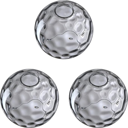 Doraimi Lighting 6.3 Inch Replacement Gray Glass Lamp Shade Light Fixture for 3 Pack Replacement Wall Sconce Pendant Light Ceiling Light Chandelier Shade,Factory Outlet