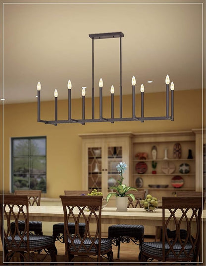 Livex Lighting 40259-07 Bronze Chandelier, 42.5" x 16" x 48.5"