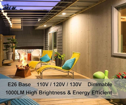 Vinaco PAR30 Flood Light 75W, 6 Pack High Brightness 1000LM PAR30 Halogen Long Neck Dimmable,PAR30L Flood 75 Watt 3000K Warm White, Long Lasting PAR 30 75W 120V Flood Long-Neck with E26 Base