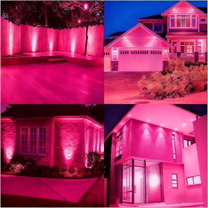 MR16 LED Bulb 50W Halogen Equivalent, (Dimmable MR16 LED Bulb Pink 6-Pack)