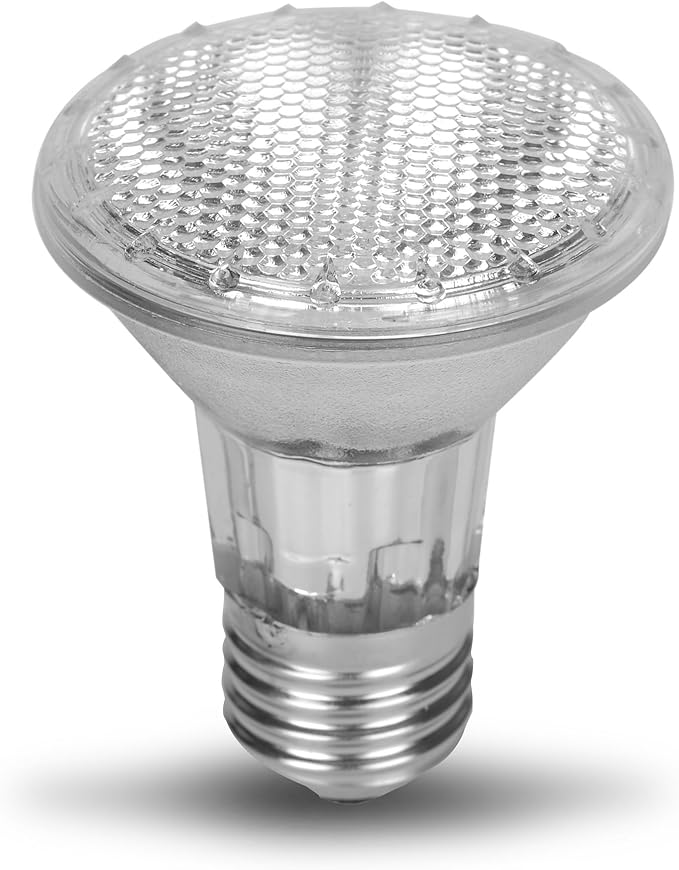 12Vmonster Pack of 15 PAR20/FL DIMMABLE PAR20 35 Watt Halogen Spot Light Bulb I NO Harmful Blue Light I Ceiling Recessed Kitchen Lamp Par20 120V 110V Lighting Replacement