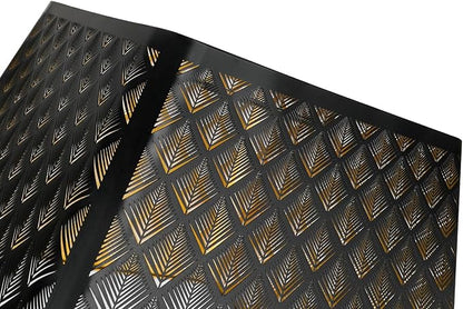 Medium Square Lamp Shades, ALUCSET Metal Lampshade with Pattern of Arrows for Table Lamp and Floor Light, 9 x 12 x 8.8 Inch, Spider (Black/Gold)
