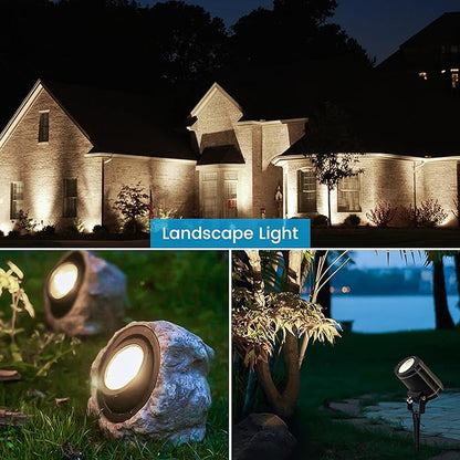 Dimmable MR16 LED Bulbs 50W Halogen Equivalent Landscape Light Bulbs, 5000K Daylight White 5W GU5.3 MR16 12V Spotlight Bulb, 40° Beam Angle for Landscape, Recessed, Track Lighting 6 Pack