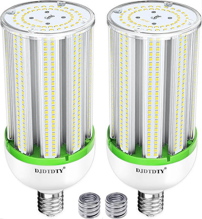 80W LED Corn Bulbs,5000K,AC110-277V,10400lm,E26/E39 Base,LED Replacement Metal Halide HID CFL for Commercial Industrial Lighting Warehouse High Bay Light Fixture Garage Workshop(2Pack, 80Watts)