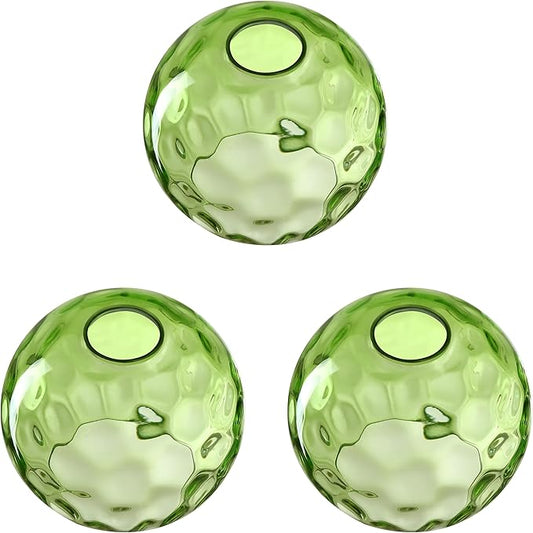6.3 Inch Replacement Green Hammer Glass Lamp Shade Light Fixture for 3 Pack Replacement Wall Sconce Pendant Light Ceiling Light Chandelier Shade,Factory Outlet