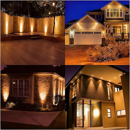 MR16 LED Bulb 50W Halogen Equivalent,3000K Warm White,5W MR16 GU5.3 12-18V AC&DC Spotlight Bulb,38° Beam Angle for Landscape,Dimmable,12pack.