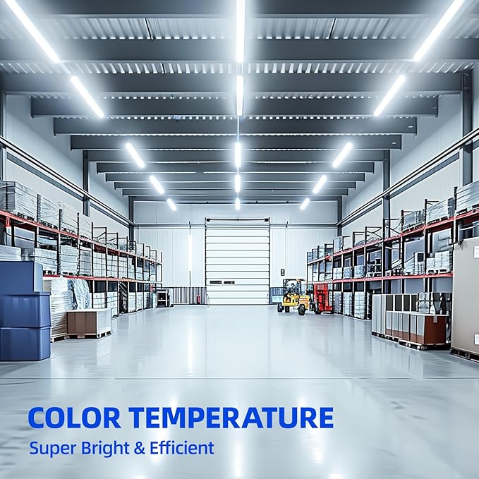 Barrina T8 LED Bulbs 4 Foot, Type B, 24W, 3200LM, 6000K Bright Light, Ballast Bypass, 4FT Fluorescent Replacement, Dual-End Powered, G13, T8 T10 T12 LED Replacement, Clear Cover, 16 Packs