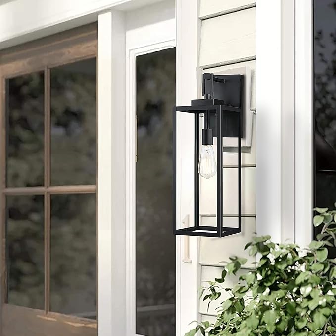 2 Pack 22" Large Size Outdoor Wall Sconce,22 Inch Outdoor Wall Lantern Light for Garage Porch Light Extra Large Exterior Light Fixture for Porch Patio
