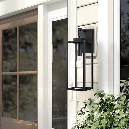 2 Pack 22" Large Size Outdoor Wall Sconce,22 Inch Outdoor Wall Lantern Light for Garage Porch Light Extra Large Exterior Light Fixture for Porch Patio
