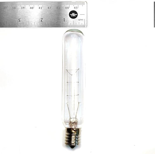 Hometown Evolution, Inc. Box of 25 T25 Tube Edison 2 Inch 7 Watt C9 E17 Base Replacement Bulbs