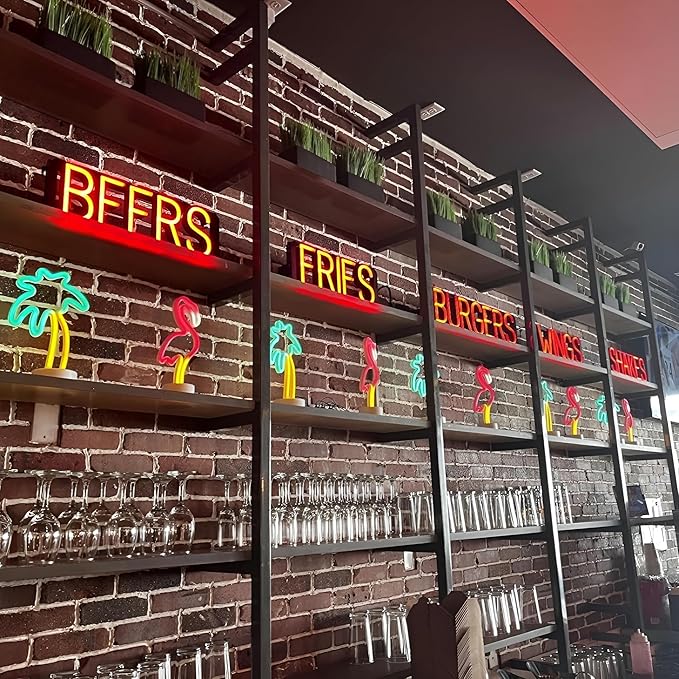 SpellBrite BONELESS WINGS Sign | Food-Related Sign with Neon Look, Red LED Light Source | 30.4" x 15.0"