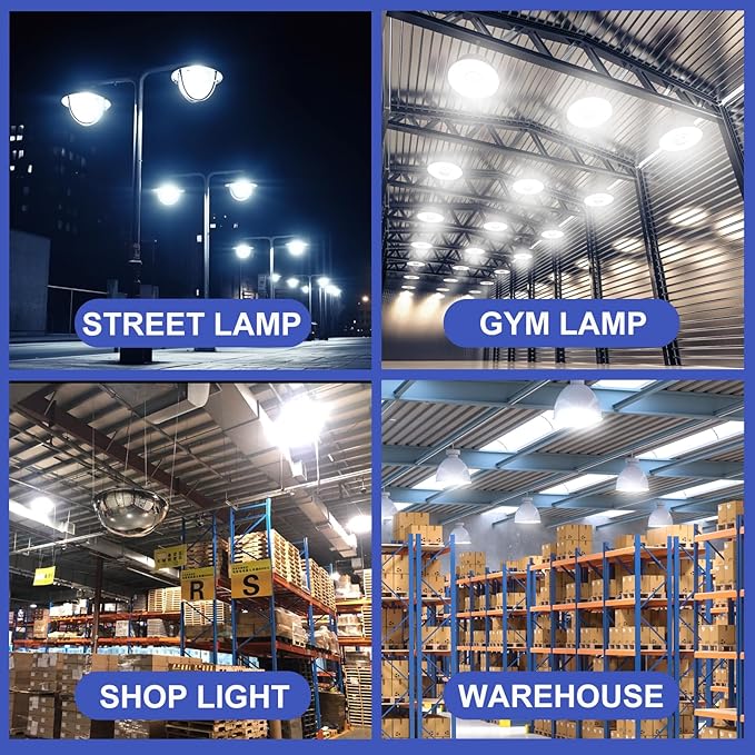 100W LED Corn Bulb 2 Pack, 12000 Lumens Super Bright Light, 5000K Daylight White LED Corn Light Bulb, E26/E39 Mogul Base LED Bulb for Outdoor Indoor Garage Warehouse Factory Workshop