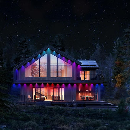 LIFX 25ft Smart Outdoor Permanent Light Extension, RGBW Supercolor, Wi-Fi, Compatible with Alexa, Google, Add-On for 50ft Starter Set, Cuttable & Expandable to 200ft, LFXSL50-30/LED/25EXT