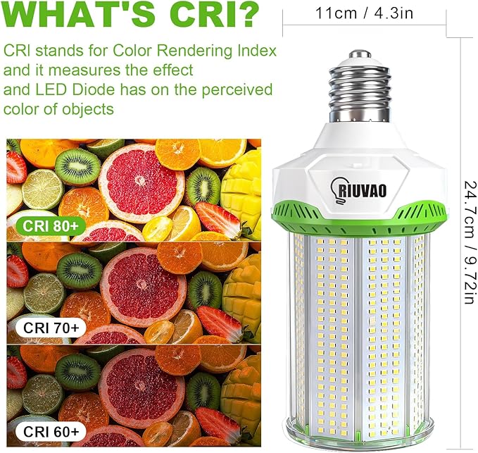 2 Pack 100W Led Corn Bulb,1000W Equivalent LED Corn Bulbs, 5000K 15000Lumen Daylight White E26 E39 for Large Area Lighting, Warehouse，High Bay Lighting Wide Application