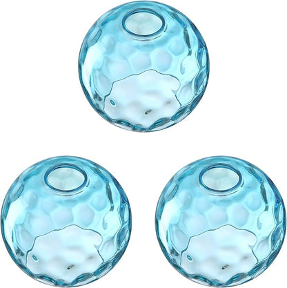 6.3 Inch Replacement Blue Texture Glass Lamp Shade Light Fixture for 3 Pack Replacement Wall Sconce Pendant Light Ceiling Light Chandelier Shade,Factory Outlet