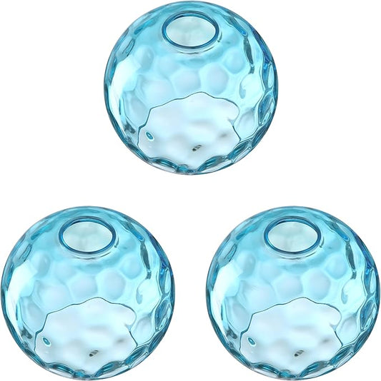 6.3 Inch Replacement Blue Texture Glass Lamp Shade Light Fixture for 3 Pack Replacement Wall Sconce Pendant Light Ceiling Light Chandelier Shade,Factory Outlet