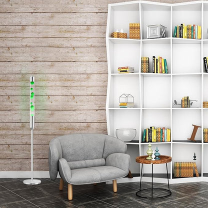 59-Inch Liquid Motion Lamp,Magma Lamp, Mood Relaxation Light，Suitable for Home Decoration,Office Decoration, Cafes,Bars,Etc (59IN(Silver))