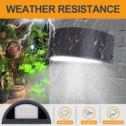 120W Full Cutoff LED Wall Pack Light 2Pack, 3000/4000/5000K 3CCT, 60/80/100/120W Selectable, Commercial Half Moon Wall Pack Lights Outdoor LED Wall Lights for Building Parking,100-277V,ETL Listed