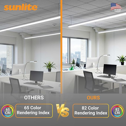 Sunlite F32T8/SP850 T8 Linear Fluorescent Lamp, 32 Watts, 3100 Lumens, 5000K Daylight, Medium G13 Bi Pin Base, High Performance Straight Tube, 30 Pack