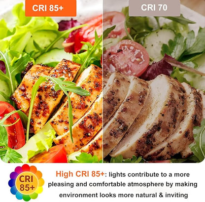 G16.5 LED Bulb 60w Dimmable 2700k Warm White 5W 120V, 3 Pack High Output Led G16.5 Clear Globe Bulb, No Flicker G 16.5 Round Bulb E12 Candelabra Base Clear Glass for Indoor/Outdoor Lighting.