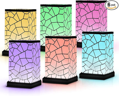 Friendship Lamp® by Filimin Classic - Best Friend Lamps Wi-Fi Touch Lamp LED Light for Long-Distance, Connection, Relationship, Friendship, Gifts, Love, 200+ Colors, App Setup - Set of 6