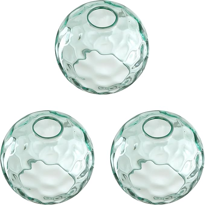 6.3 Inch Replacement Hammer Green Glass Lamp Shade Light Fixture for 3 Pack Replacement Wall Sconce Pendant Light Ceiling Light Chandelier Shade,Factory Outlet