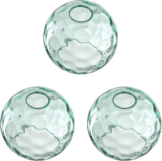 6.3 Inch Replacement Hammer Green Glass Lamp Shade Light Fixture for 3 Pack Replacement Wall Sconce Pendant Light Ceiling Light Chandelier Shade,Factory Outlet