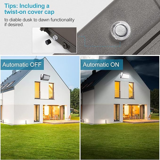 Lightdot 8Pack 70W LED Wall Pack Lights, 100-277v Off Dusk to Dawn Photocell, 10500Lm(150Lm/W) 5000K IP65 Outdoor Exterior Lighting for Garage,Warehouse,Yard,Building,Factory,ETL