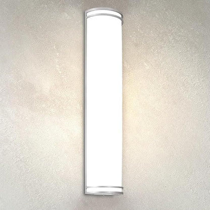 ASD 36 Inch LED Outdoor & Indoor Wall Mount Light Fixture - Brushed Nickel Modern Wall Sconce Lighting - 30W 120-277V 3000K 4000K 5000K Dimmable Front Door & Patio Exterior Lights - ETL